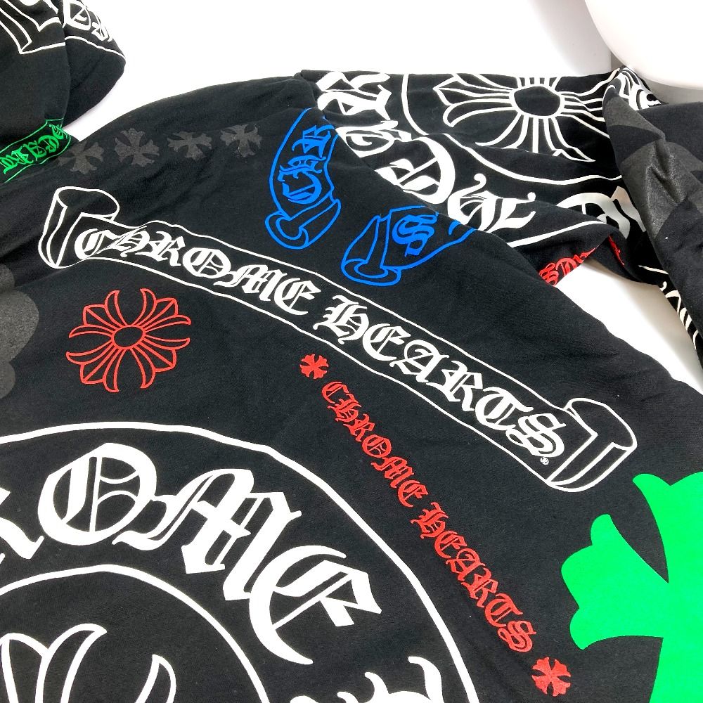 CHROME HEARTS クロムハーツ パーカー STENCIL HOODIE コットン