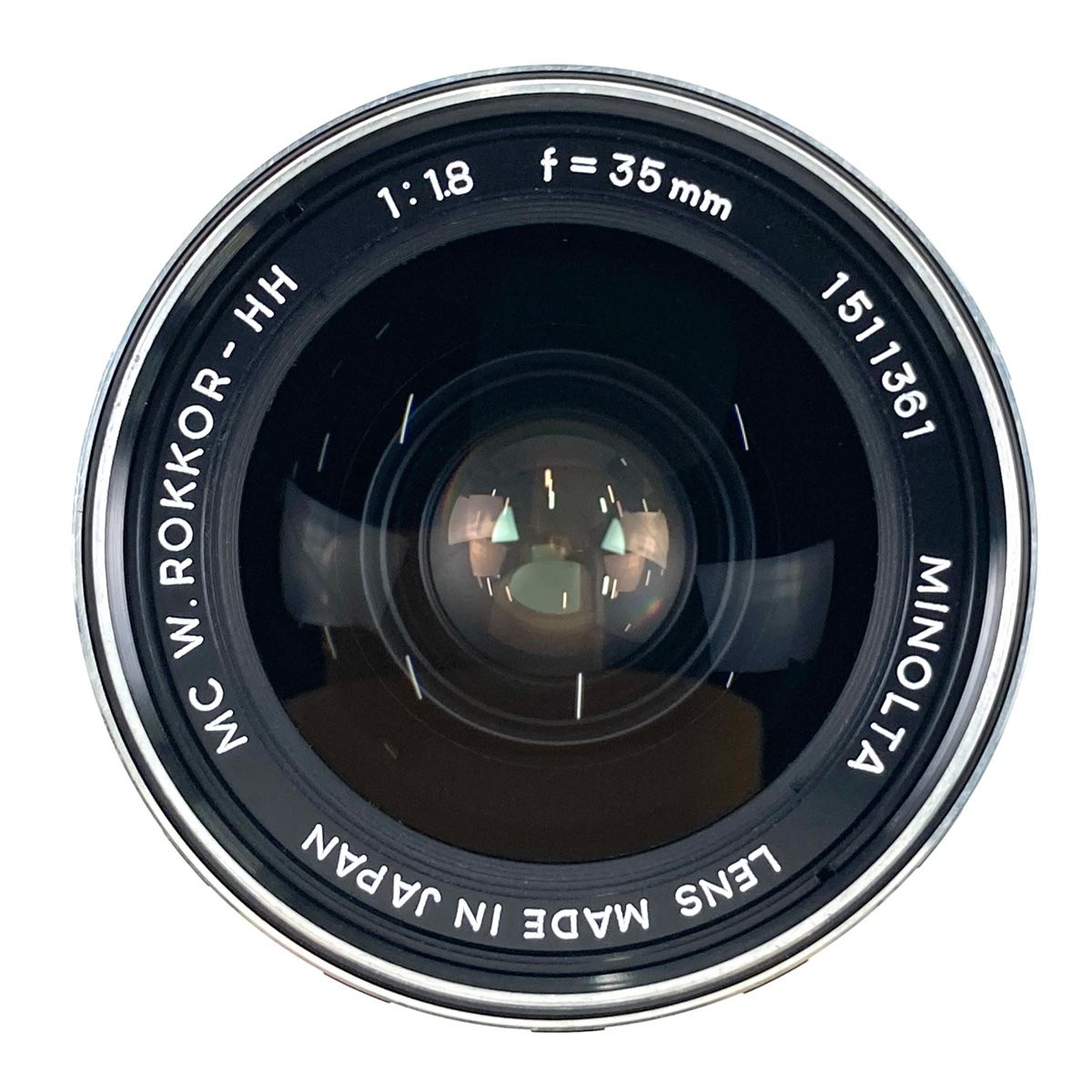 ミノルタ MINOLTA MC W.ROKKOR-HH 35mm F1.8 一眼カメラ用レンズ