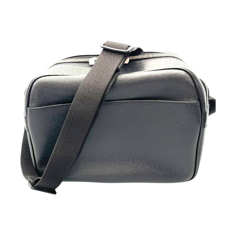 ルイ ヴィトン LOUIS VUITTON リポーター M30152 ブラック タイガ レザー メンズ ショルダーバッグ