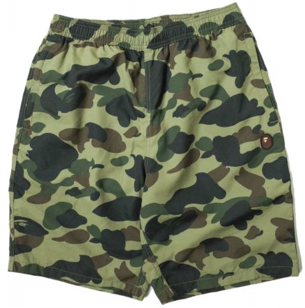 A BATHING APE ア ベイシング エイプ 1ST CAMO BEACH PANTS 