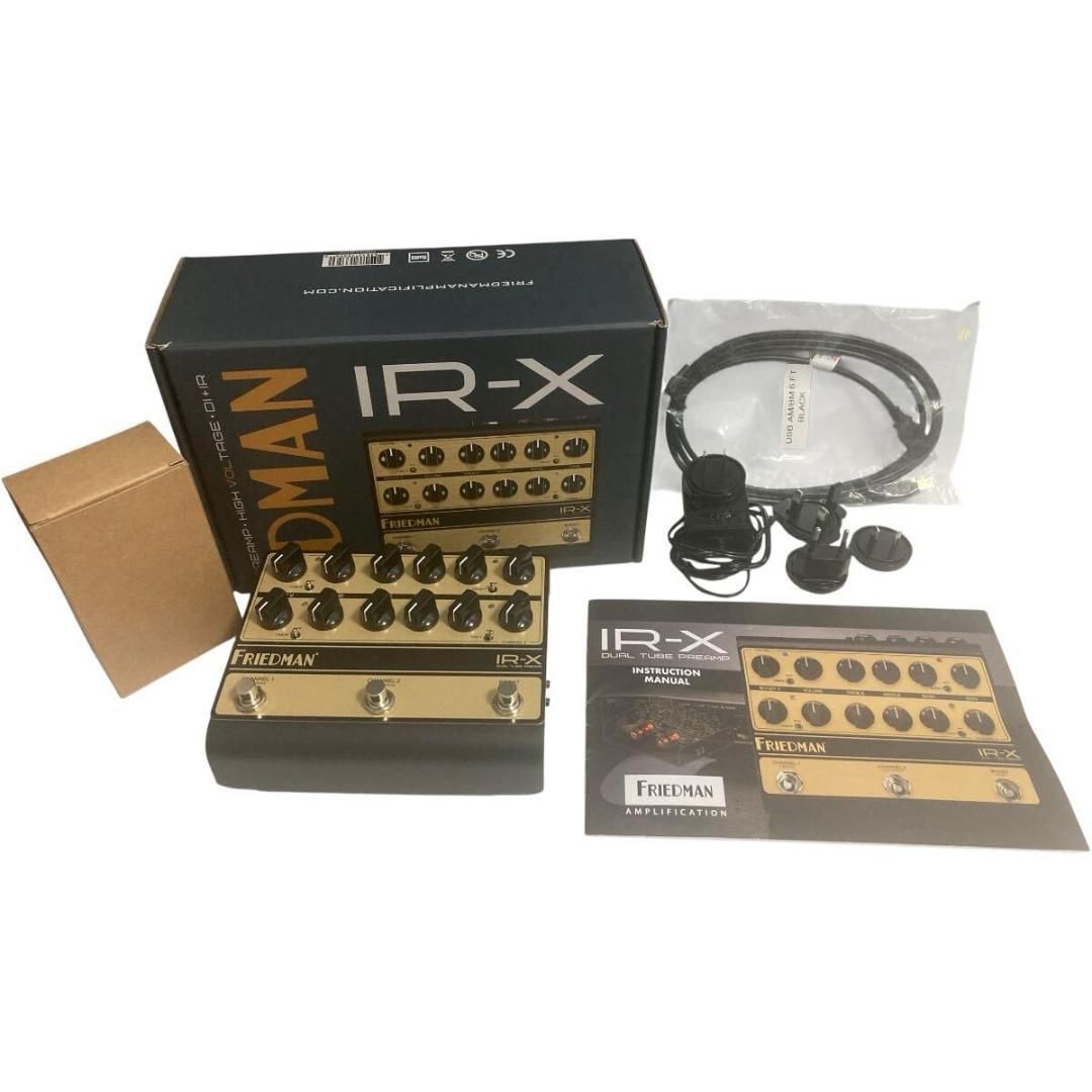 初入荷 Friedman IR-X Dual Tube Preamp フリードマン デュアルチューブ 次世代フロア型ギターチューブ プリアンプ !!