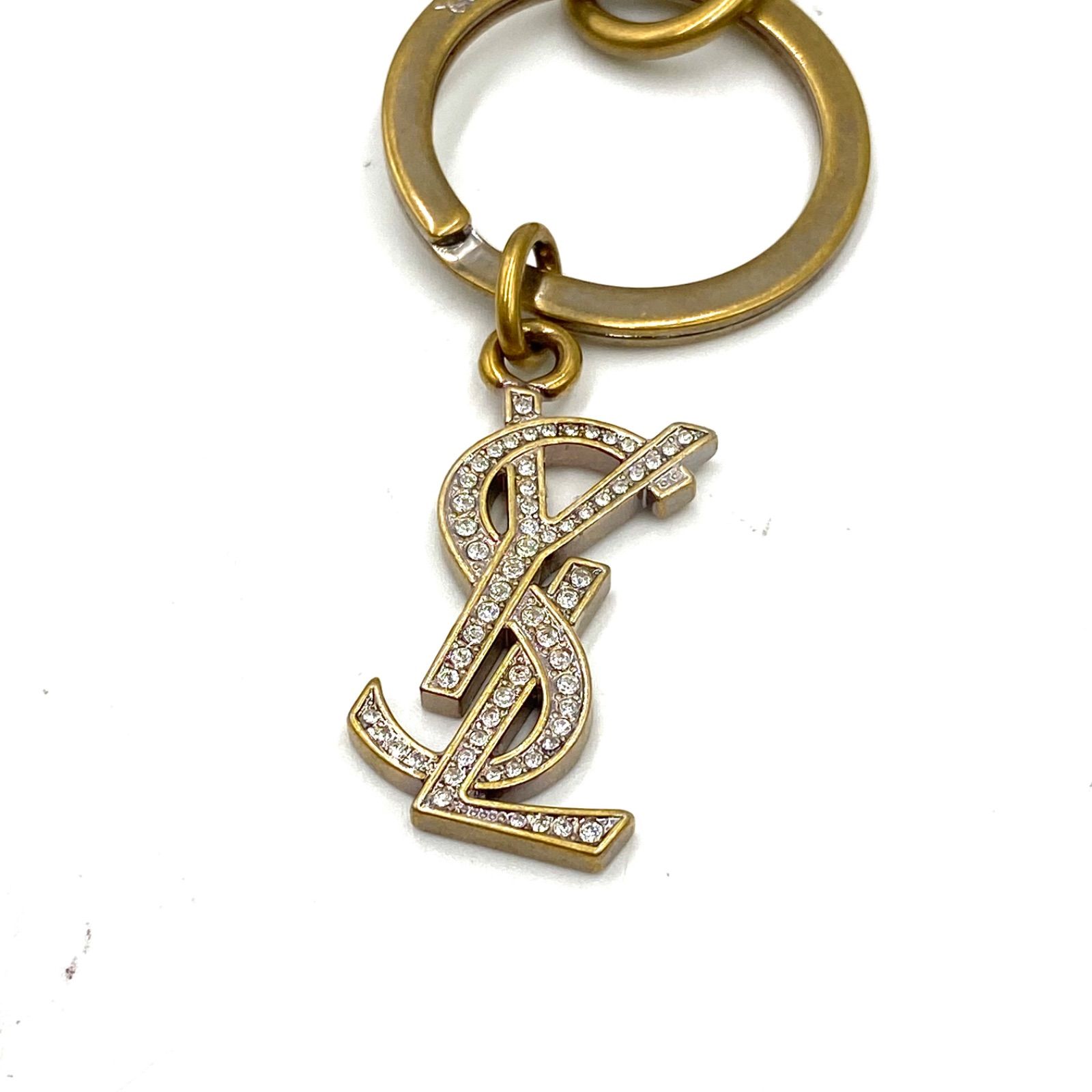 YSL Yves Saint Laurent イヴ・サンローラン キーホルダー キーリング