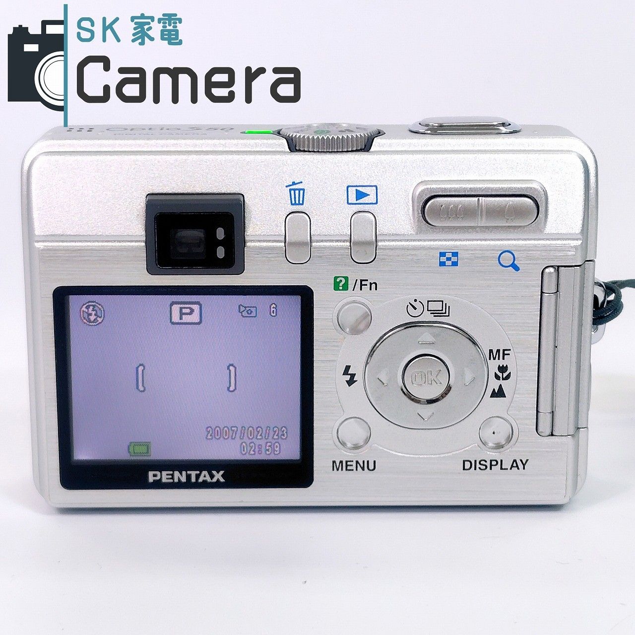 中古】 PENTAX Optio S50 コンパクトデジタルカメラ 単三電池で動き 