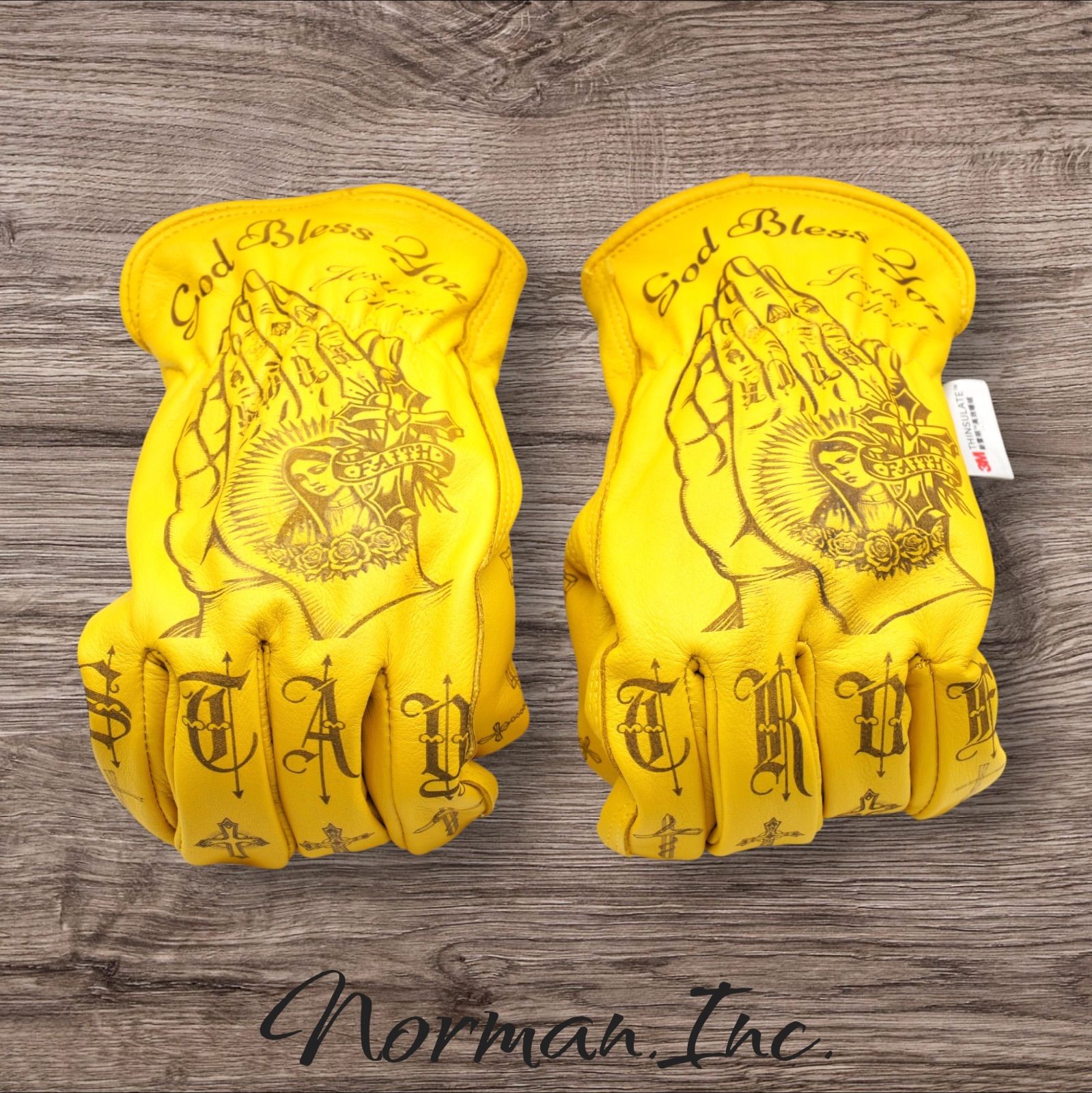 幅広い用途に使える 牛革 冬用 保温綿 裏起毛 レザーグローブ アイアンクロス アメリカン バイク ハーレー カスタム タトゥー 手袋 キャンプ DIY カスタムグローブ 3M ツーリング XLサイズ 老舗の