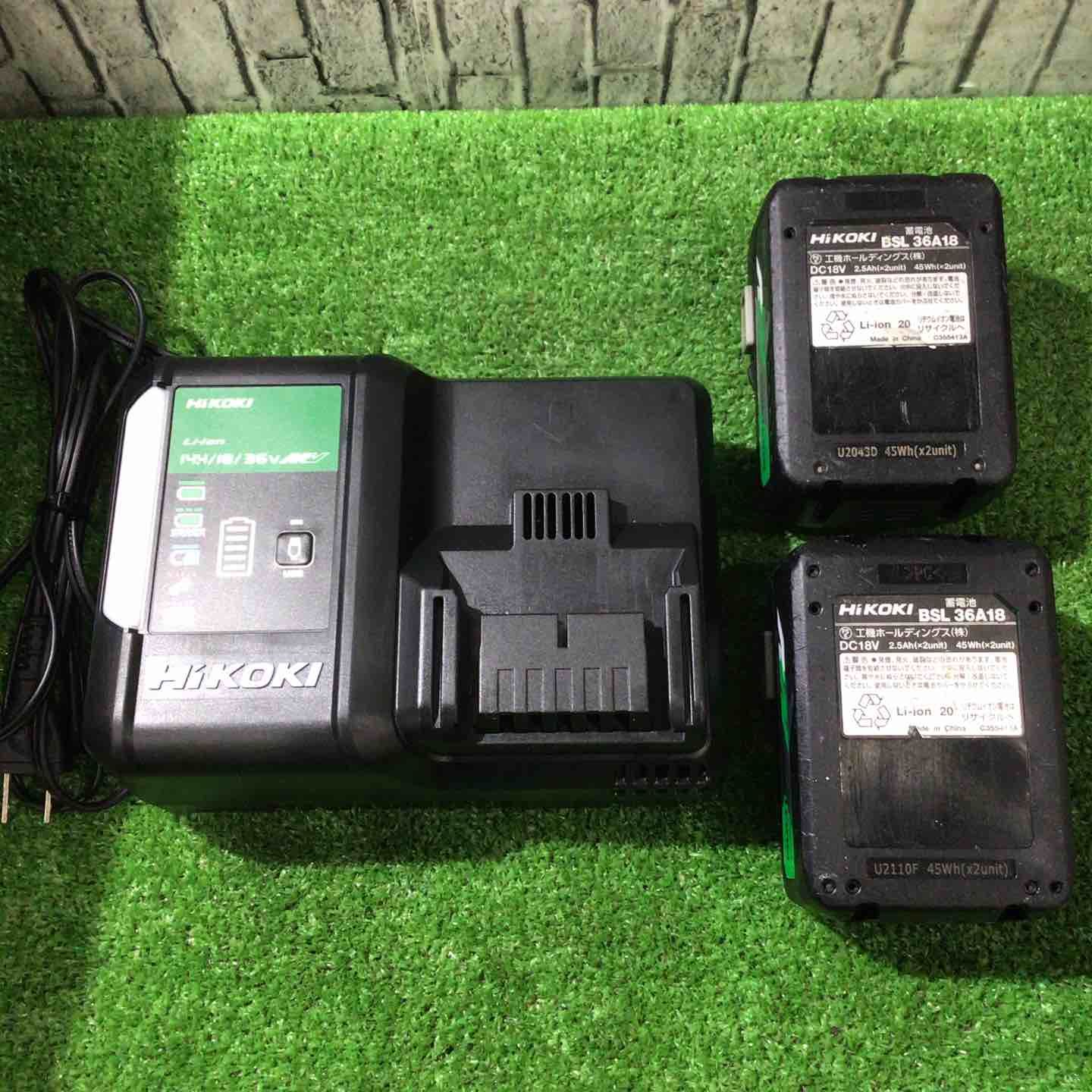 HiKOKI ハイコーキ 2021年モデル 第2世代36Vインパクトドライバ ディープオーシャンブルー 小型軽量化 ビット振れ軽減 トリガーフィーリング向上 Bluetooth搭載蓄電池2個 充電器 ケース付き WH36DC 2XPDS 川口店