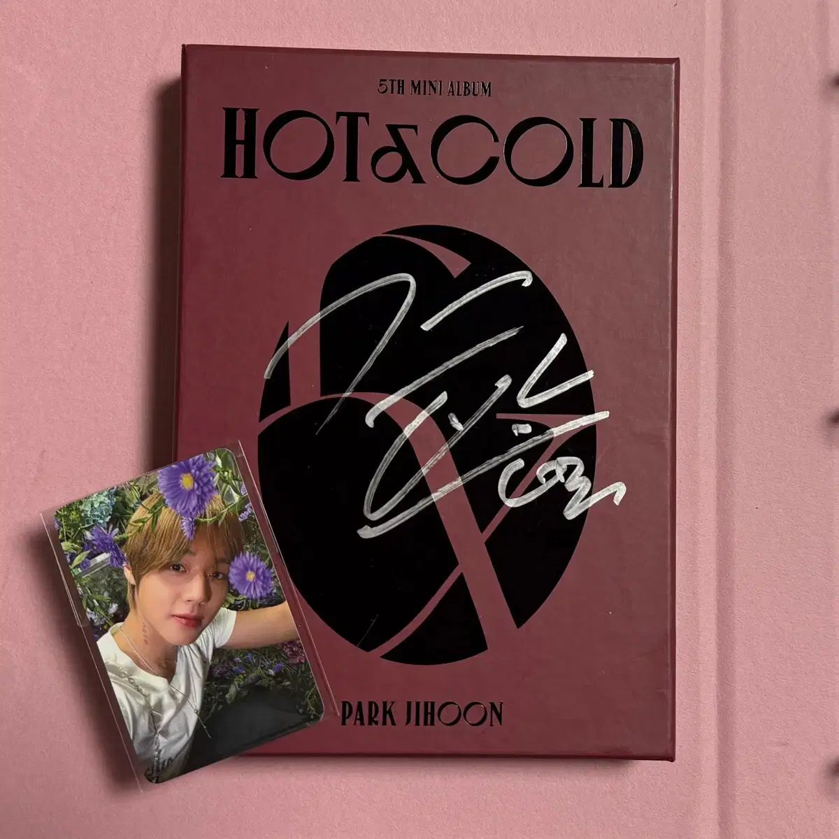 パクハンビン hello82 サイン アルバム 未開封 パク・ジフン(PARK JIHOON) hello82 サイン入り アルバム 未公開