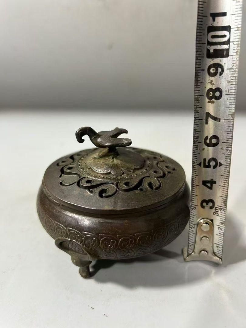 銅 細工 香炉 茶道香炉 装飾工 芸品 置物 銅 細工 香炉 茶道香炉 香道具 装飾品 工芸品 置物 - メルカリ