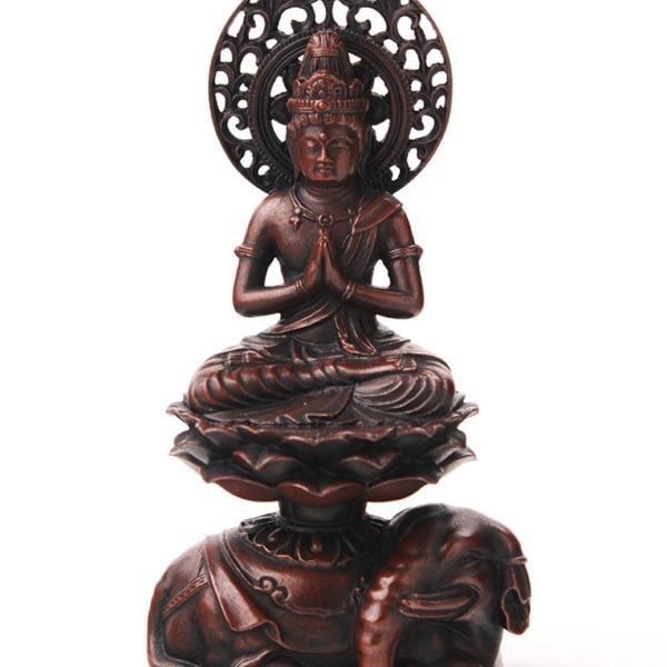 ♥☆彡　銅製　普賢菩薩像　仏像　5,4kg　骨董　観音様　観音像　仏壇　仏具 普賢菩薩 - 総高14.5cm 銅製 高岡銅器 仏像 - メルカリ