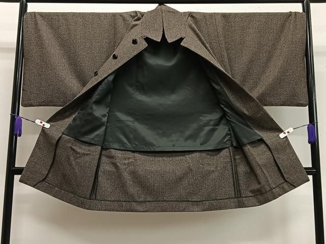 平和屋着物＃男性 和装コート 格子柄 CAAX7899ua