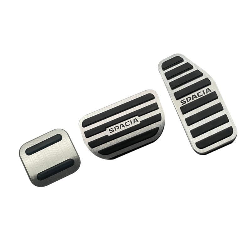 新品 TADOKAPATU スズキ 新型 スペーシア スペーシア カスタム MK54S MK94S 専用 ペダルカバー ブレーキアクセルカバー 安全運転 取付説明書付き 内装パーツ アルミ合金とゴム製 3PCS Spacia Spacia Custom