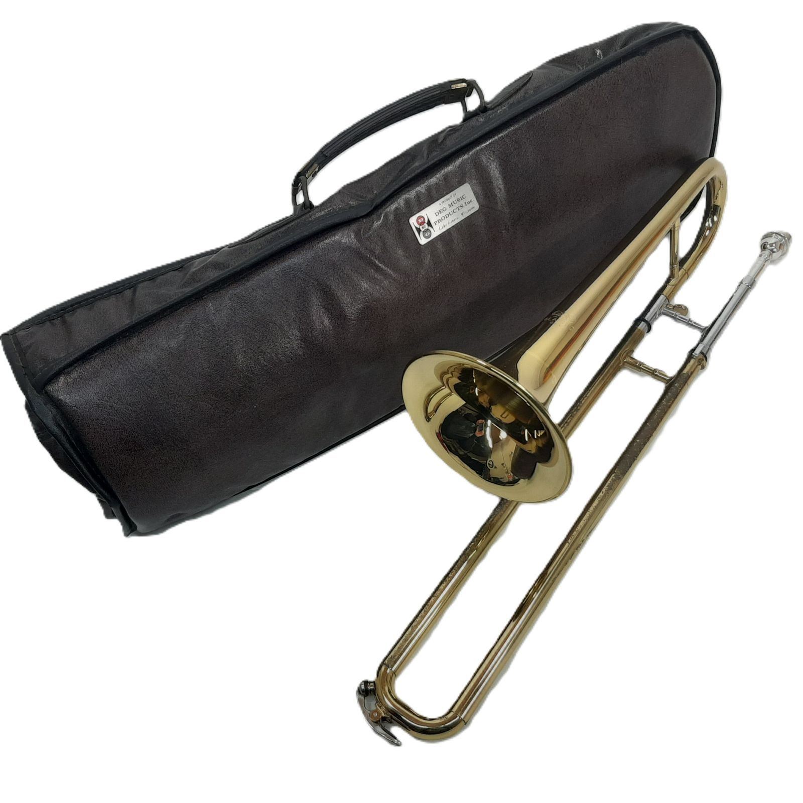 DEG CLASSIC クラシック トランペット スライドトランペット マウスピース ケース付き 現状品