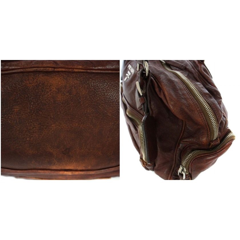 PRADA ポケット ウォッシュドレザー バッグ Amazon | [Prada] [プラダ] ビジネスバッグ ショルダーバッグ