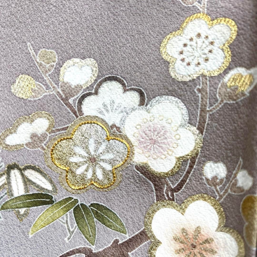 作家もの 色留袖 金彩 色紙 鶴 亀甲 花菱 菊 松 五つ紋 着物 043a d