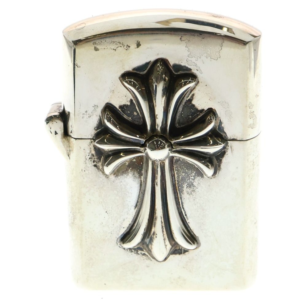 CHROME HEARTS クロムハーツ ZIPPO LIGHTERZ-V1 V1スモール CHクロス ジッポライター シルバー BCA398