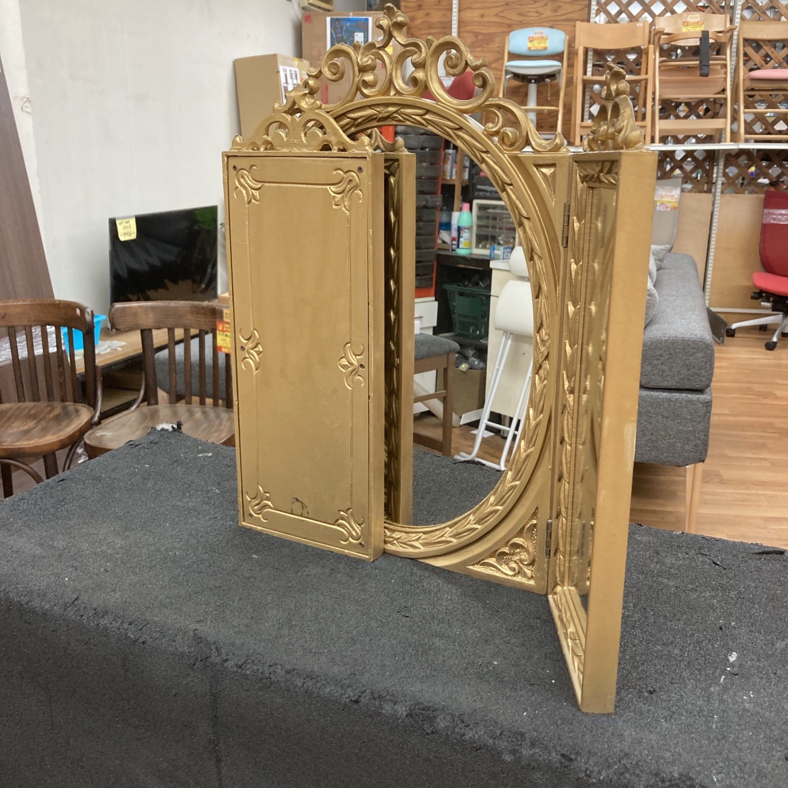 輸入家具 鏡 アンティーク調鏡 楽天市場】鏡 壁掛け イタリア製 風水 八角鏡 アンティーク調