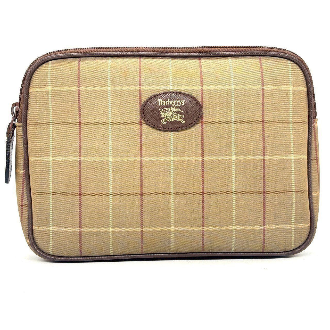 Burberrys' バーバリー ノバチェック クラッチバッグ ポーチ 美品】バーバリー BURBERRY レディース クラッチバッグ セカンド