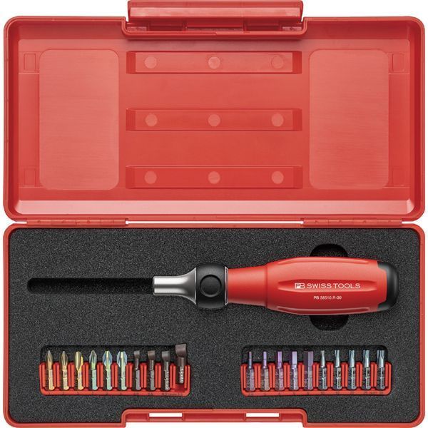 PB SWISS TOOLS ピービースイスツールズ 20本組 ツイスター ラチェットドライバーセット 24ギア 38510.R-30Set