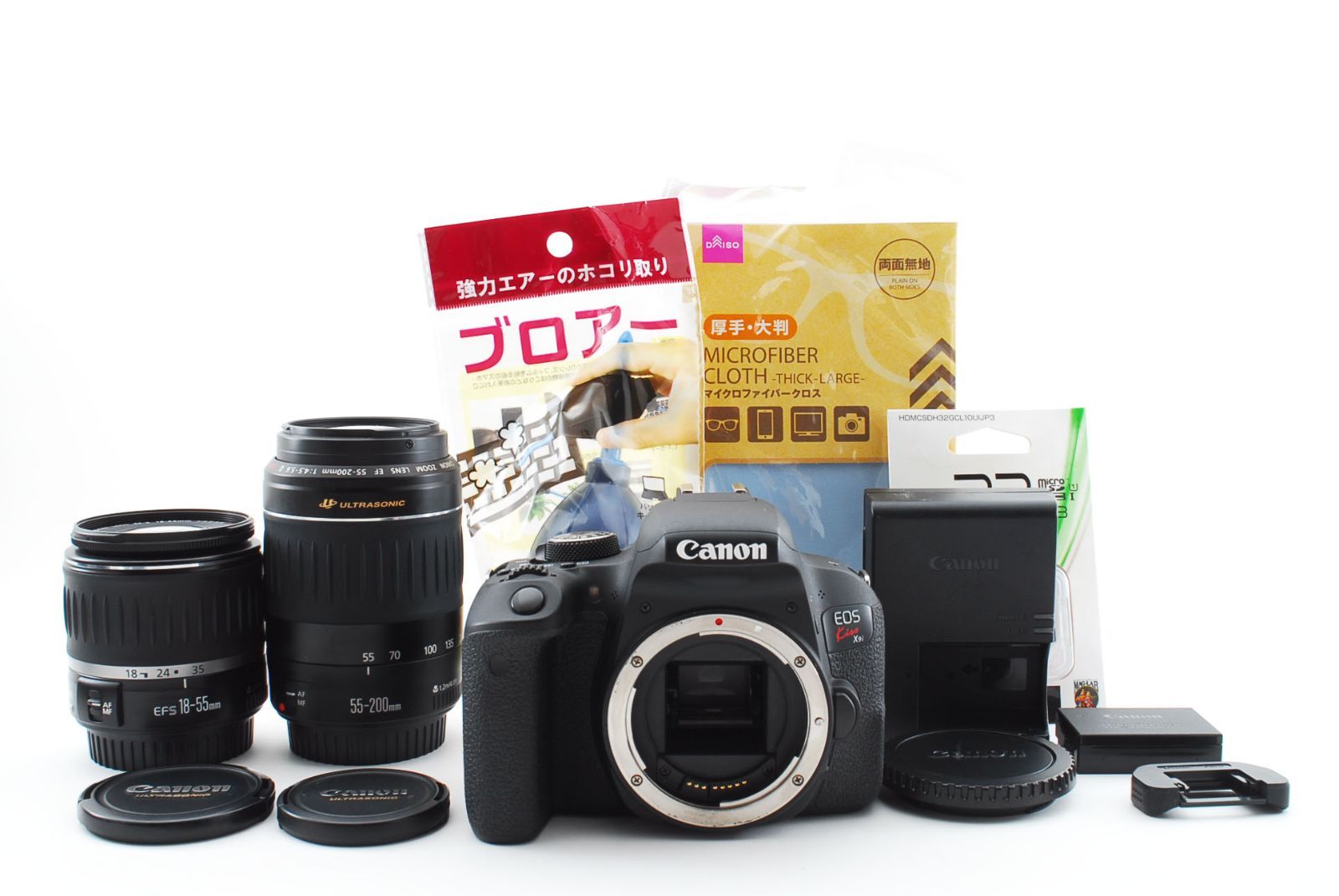 Canon + 18-55mm EF-S 55-200mm ◇新品レベル◇ リール - dr-natura.pl