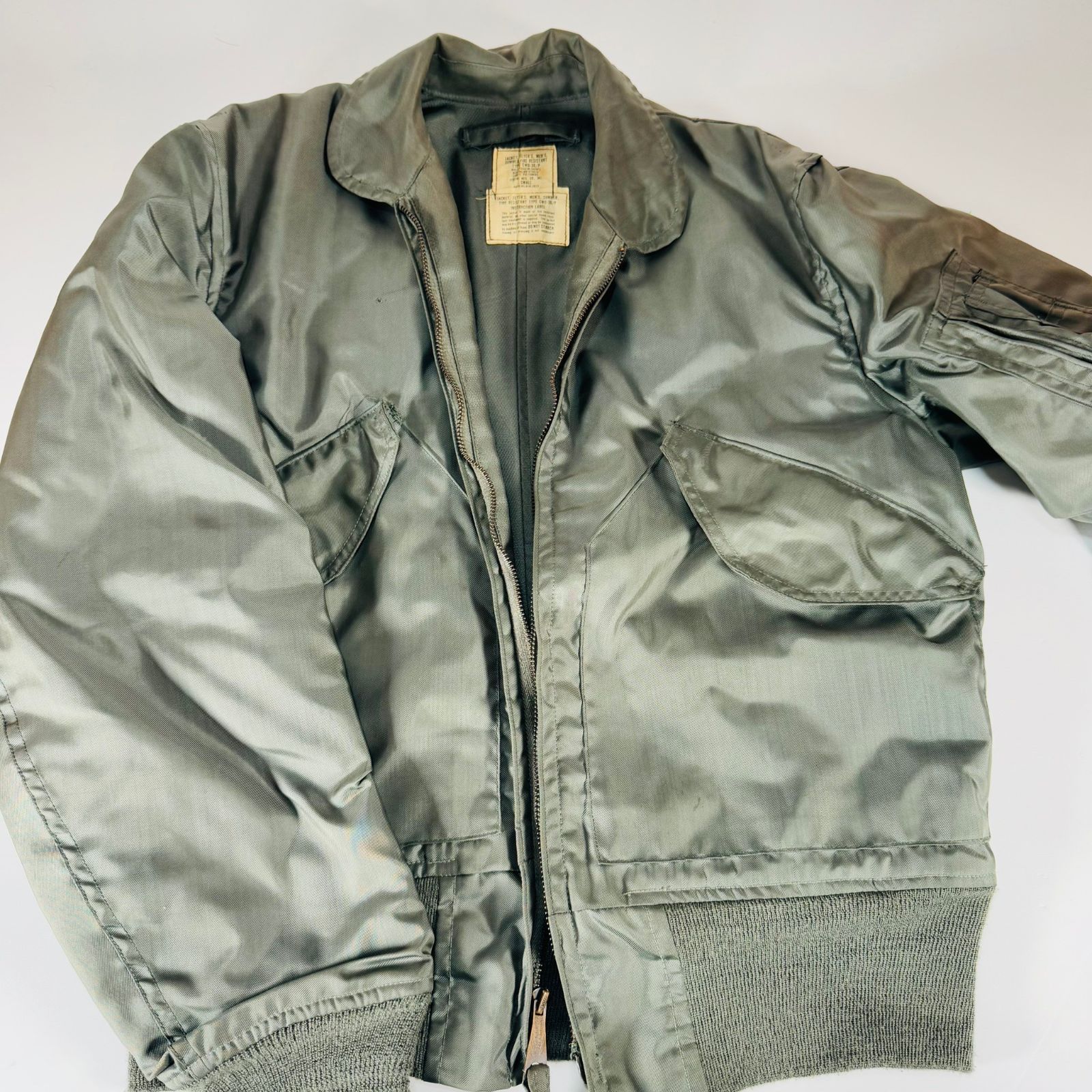 米軍実物 CWU-36/Ｐ  ノーメックス　ALPHA INDUSTRIES　ミリタリー　ジャケット　ヴィンテージ　SMAL