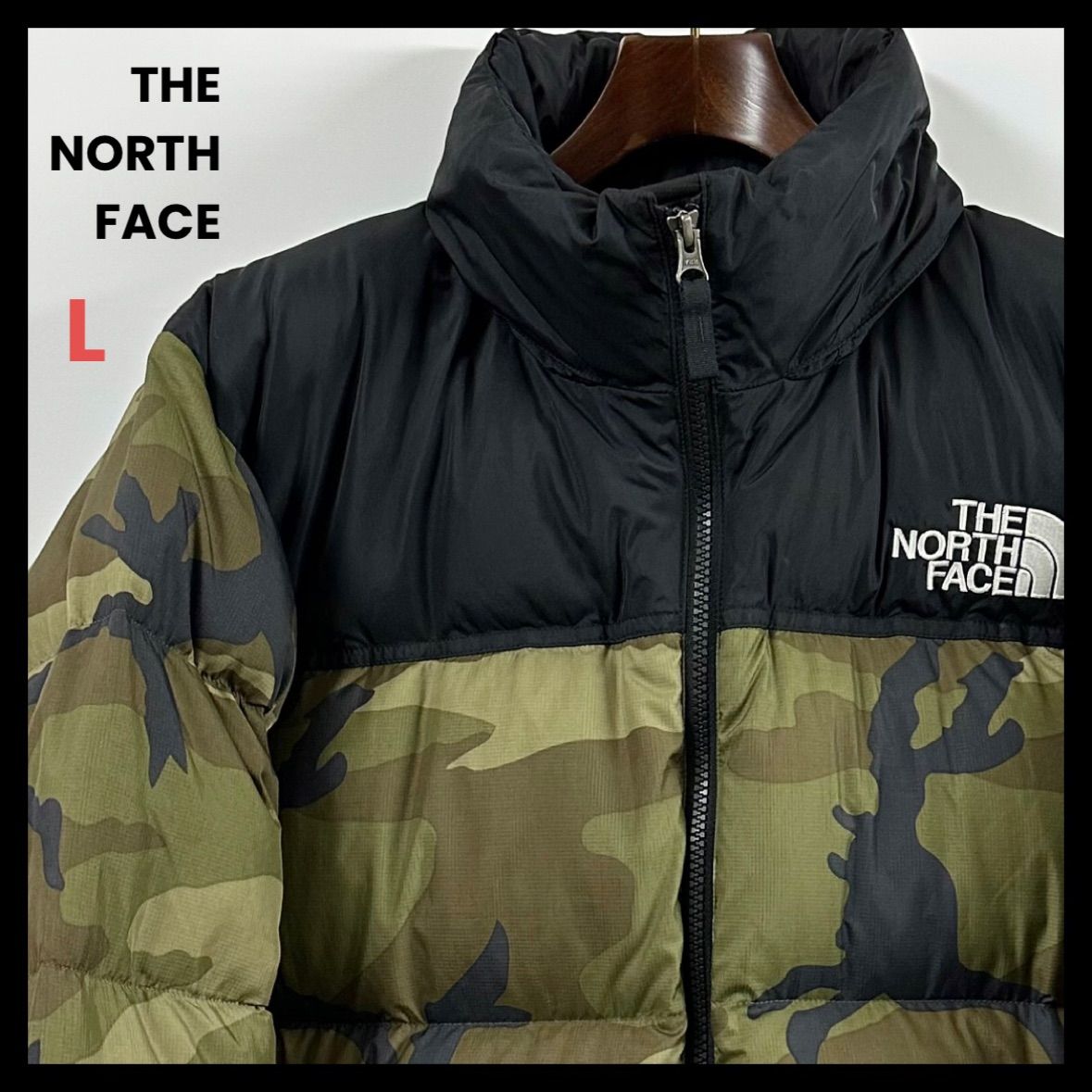 THE NORTH FACE ノースフェイス ヌプシ ダウンジャケット 迷彩 カモ 美品 - メルカリ