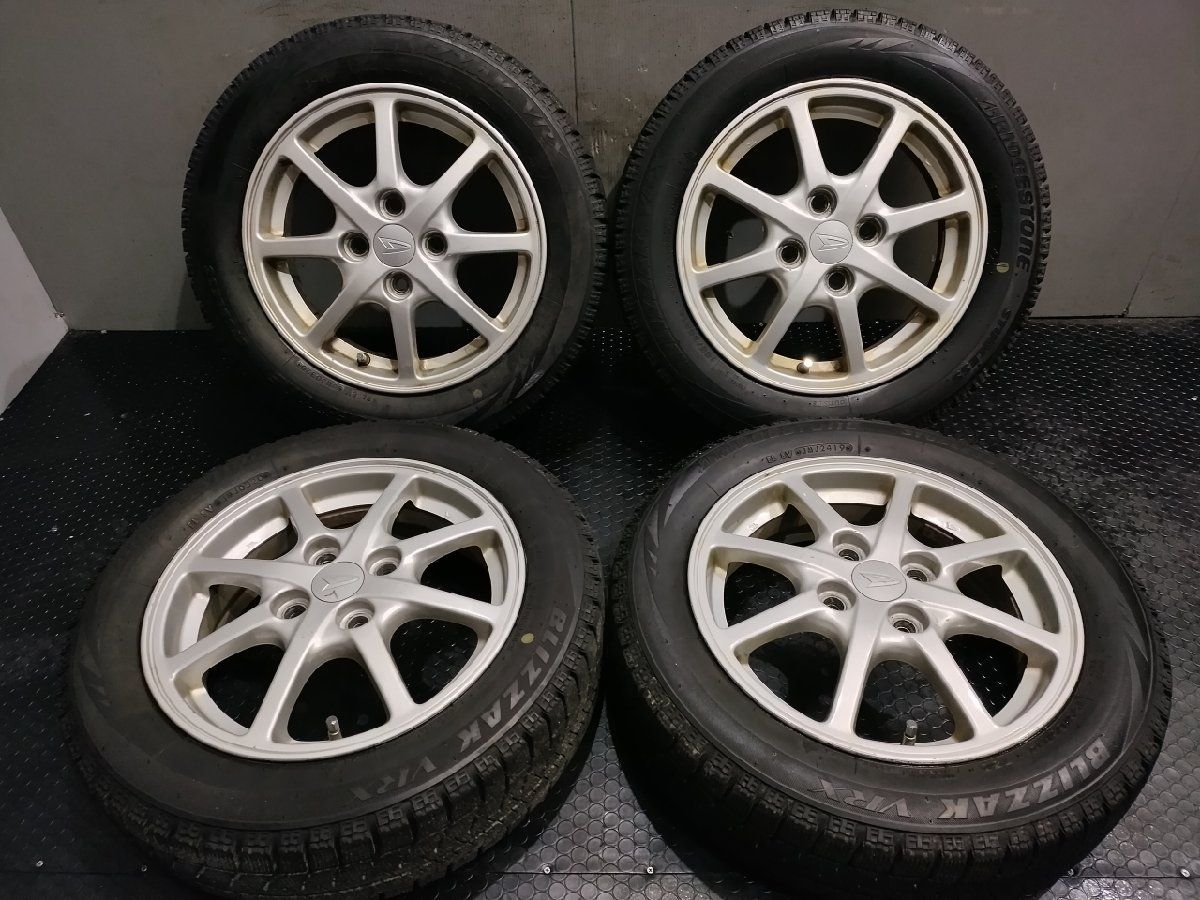 BS BLIZZAK VRX 155/65R14】スタッドレス【ダイハツ 純正ホイール 14  