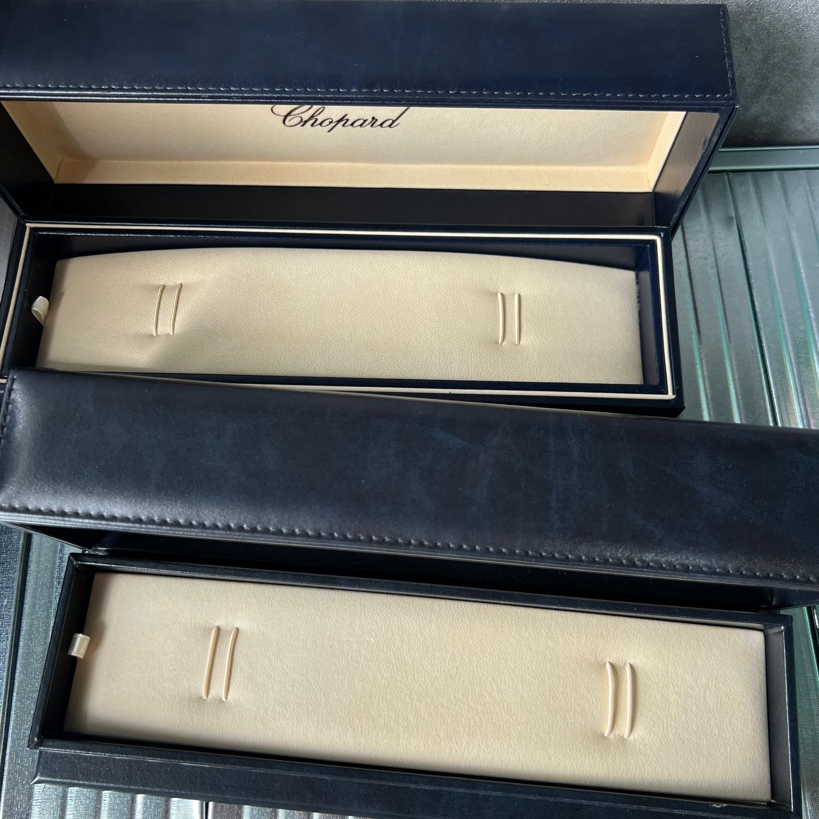 ショパール　時計　空箱　五つセット ショパール Chopard 空箱 時計ケース 2点セット 取扱説明書付 約