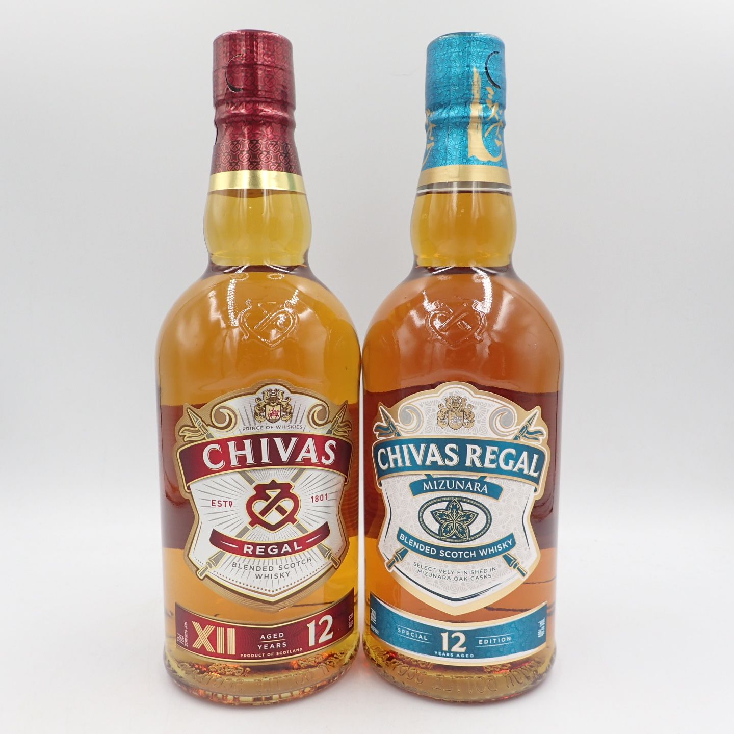 シーバスリーガル ミズナラ 12年 赤ラベル 700ml 2本セット【W1