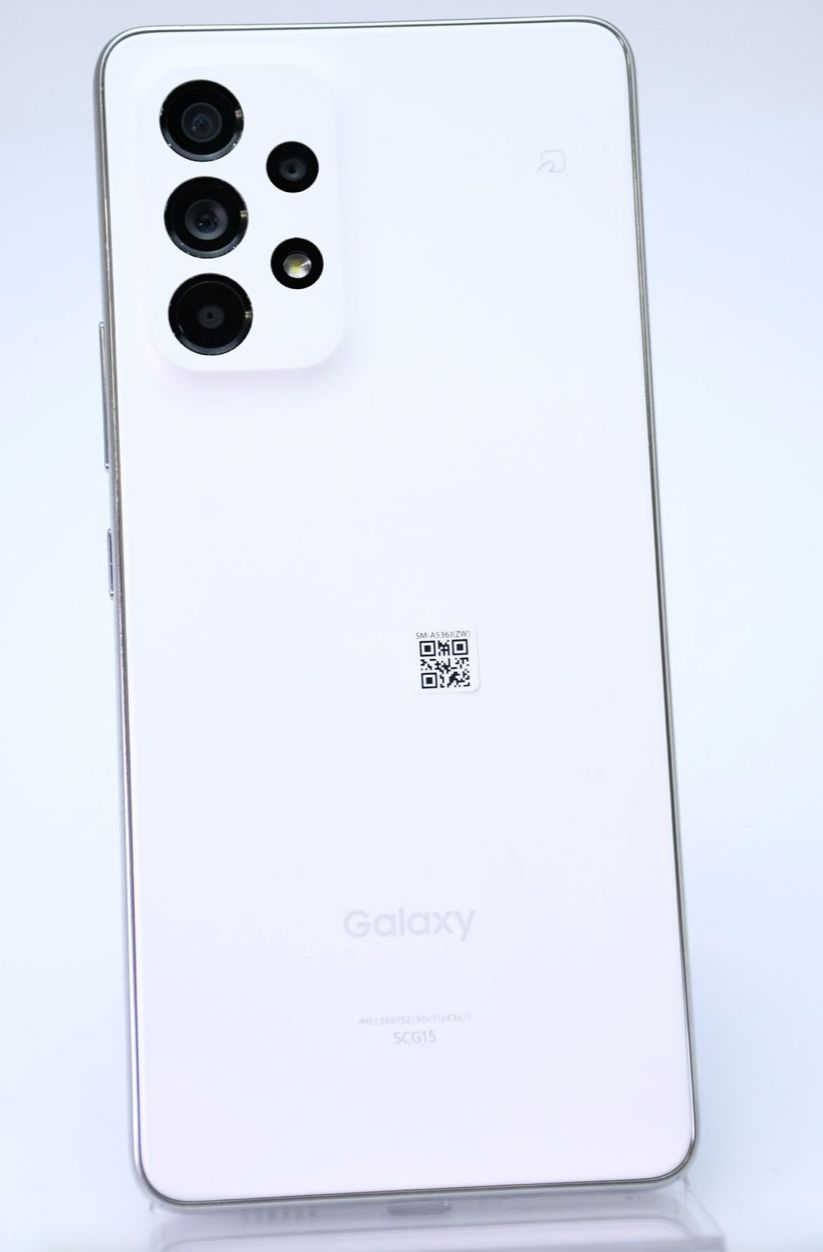 SIMフリー au Galaxy A53 5G SCG15 オーサムホワイト