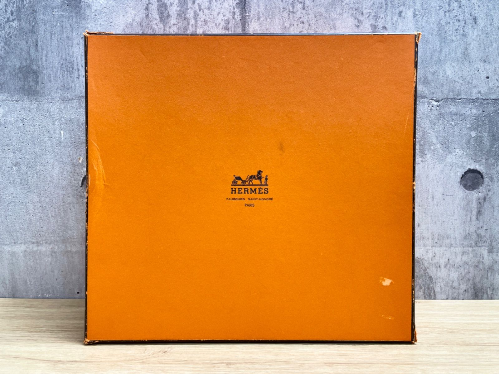 C-11248 HERMES エルメス ウッドボックス 木製 インテリア 小物入れ