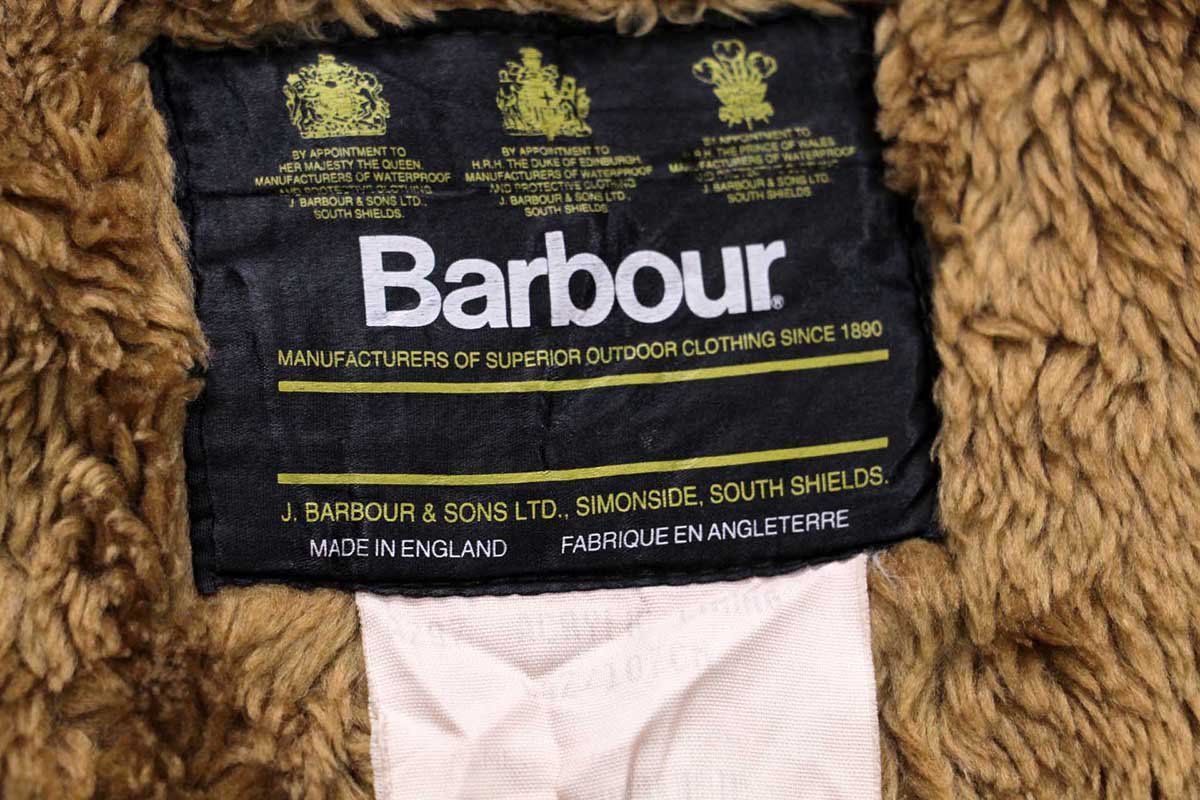 90s 英国製 Barbourバブアー A297 パイルライナー ボア ベスト