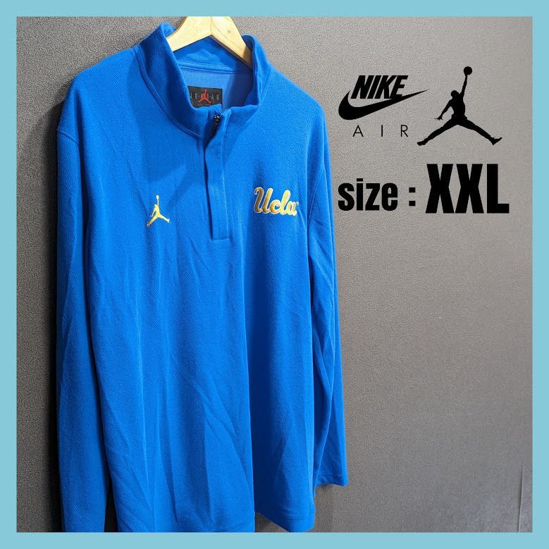 新品】NIKE ジョーダン UCLA ハーフジップ トレーナー 日本未発売