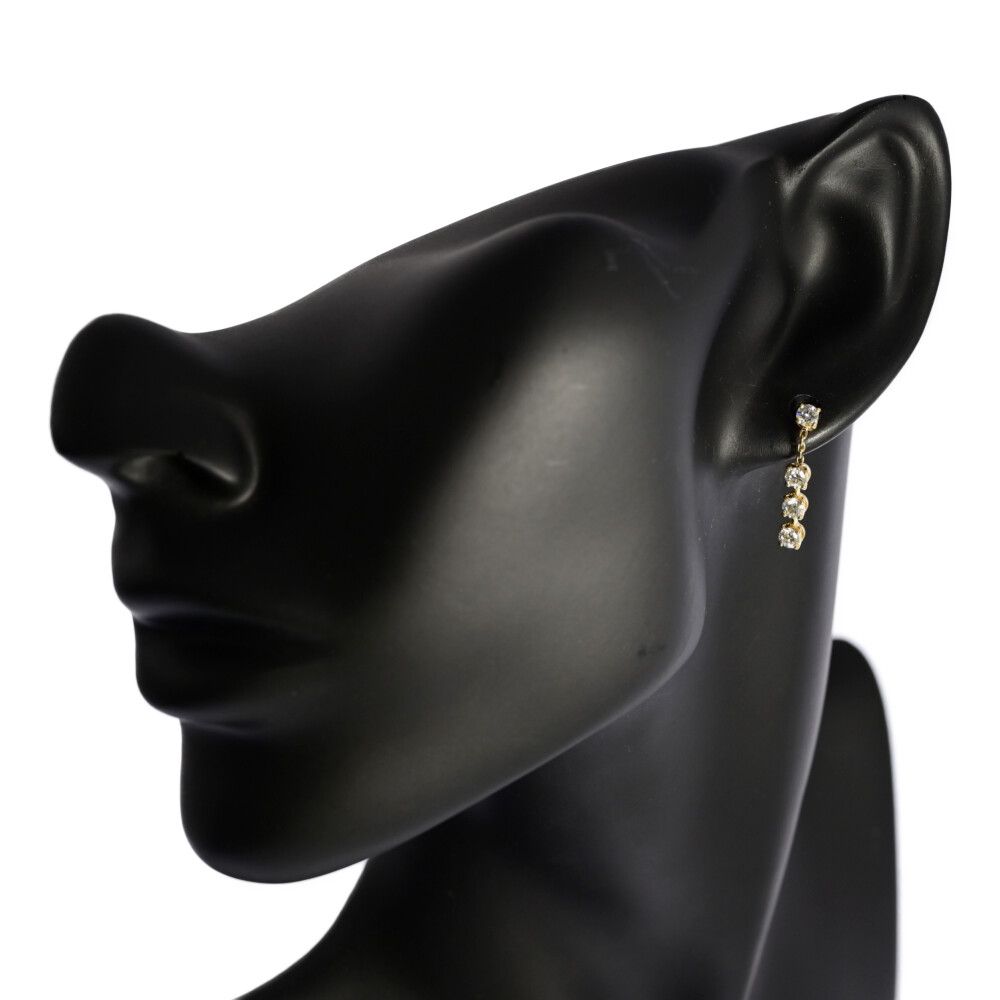 0.44ct/0.44ct/ハートアンドキューピット・アロー・4連・ダイヤモンド  