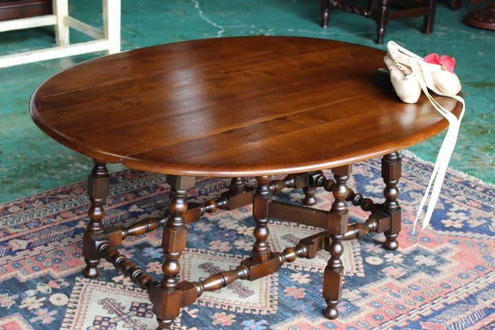 英国アンティーク木製ゲートレッグテーブル/ダイニング机バタフライ(91-244) 英国アンティーク木製ゲートレッグテーブル/ダイニング机バタフライ(91