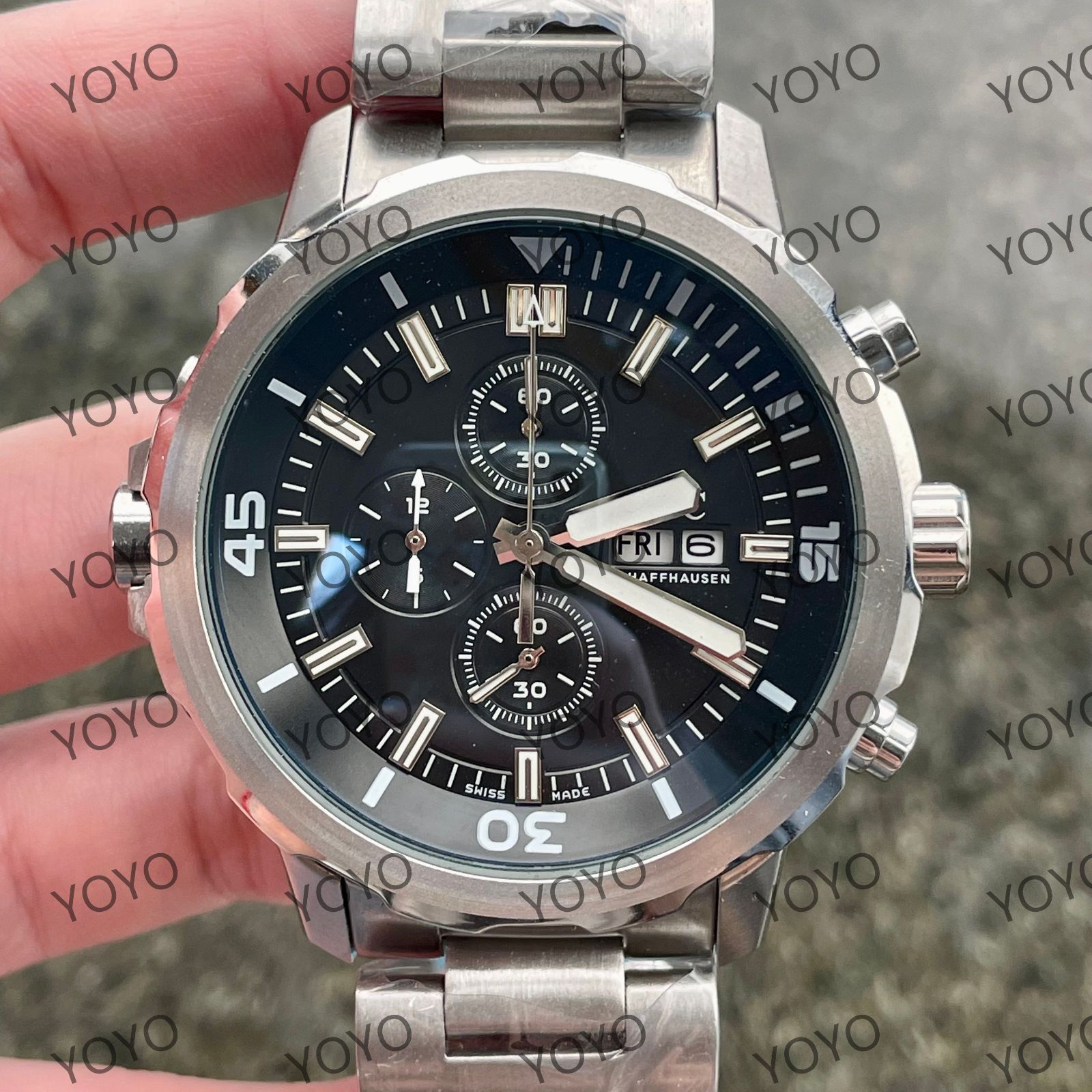 68 IWC クォーツ メンズ 腕時計