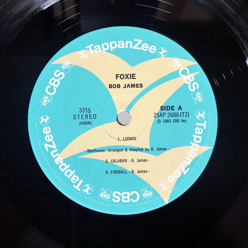 国内盤 ボブジェームス/フォクシー/TAPPAN ZEE 25AP2686 LP