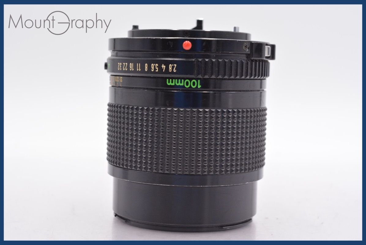 特別 キヤノン Canon NEW FD 100mm F2.8 前後キャップ付 同梱可 mj5511