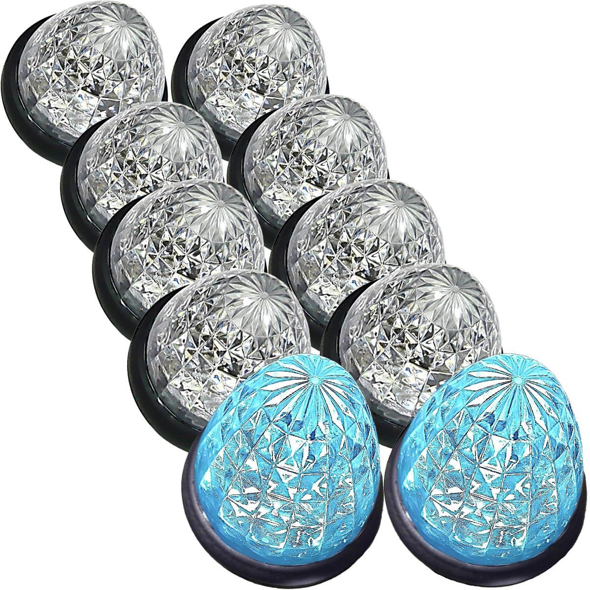 【特価商品】【Customize】トラック用 マーカーランプ サイド マーカー 16LED 24V用 標識 ランプ 汎用 10個 セット ブルー/イエロー/ブルー・レッド/イエロー/レッド/ホワイト/グリーン/ピンク 各