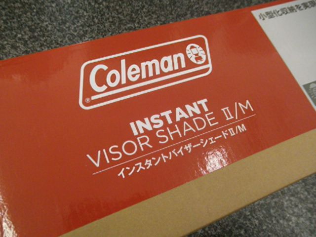 未使用品 開封のみ Coleman コールマン インスタントバイザーシェード 