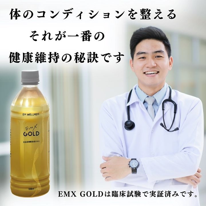 EMXGOLD 500ml×4本 EMW×1本 emxゴールド イーエムエックスゴールド EM生活 イーエムセイカツ