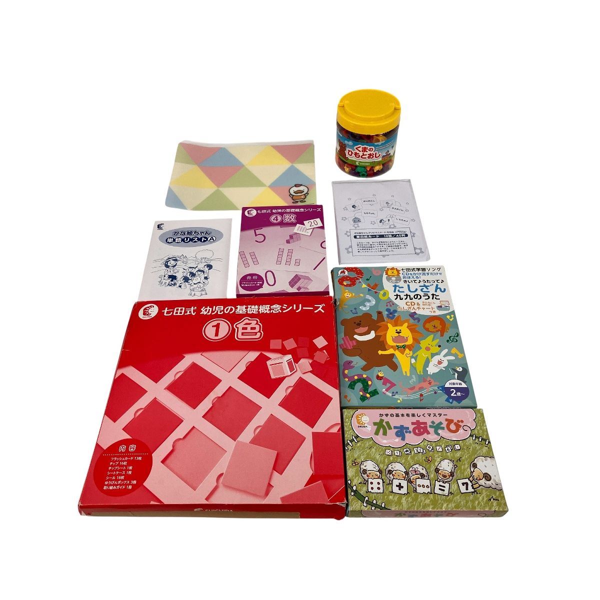 4つセット ドッツカード 七田式 しちだ 七田式ドッツカードセット し