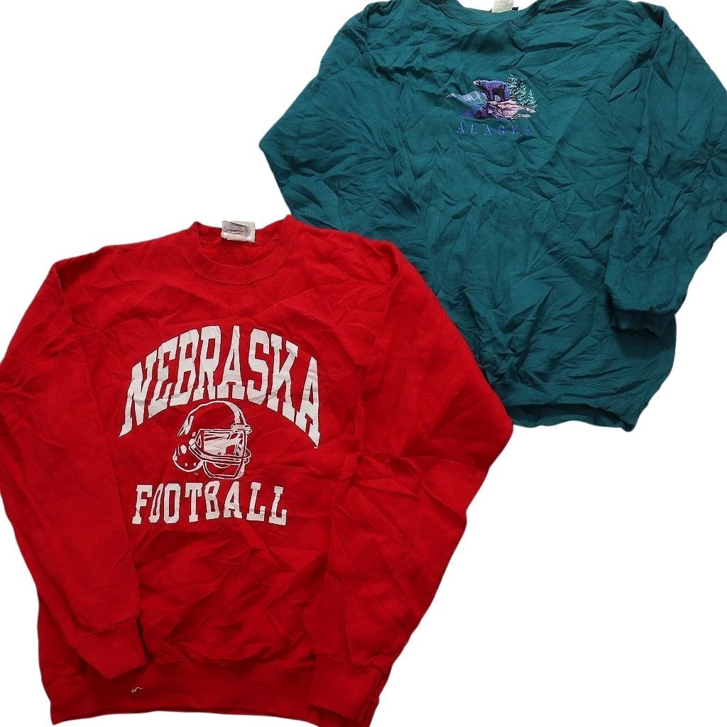 男女兼用 まとめ売り 古着卸 USA製 L (メンズ 8枚セット スウェット その他