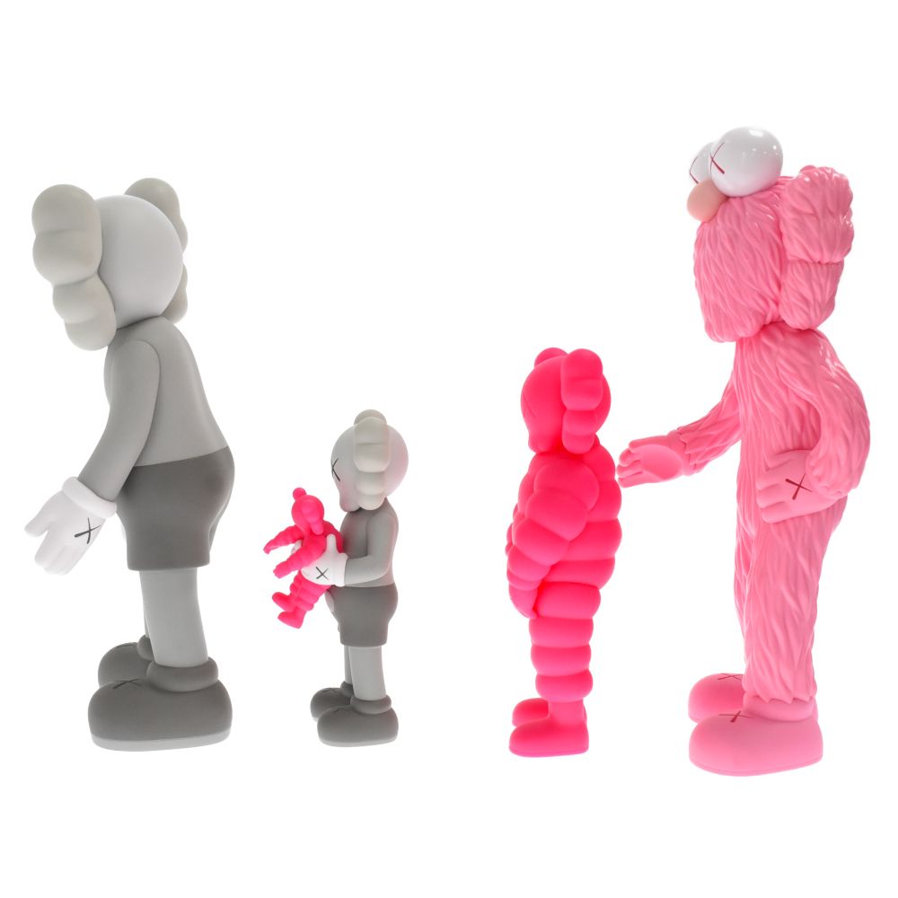 KAWS　FAMILY pink grey メディコムトイ ファミリー  新品