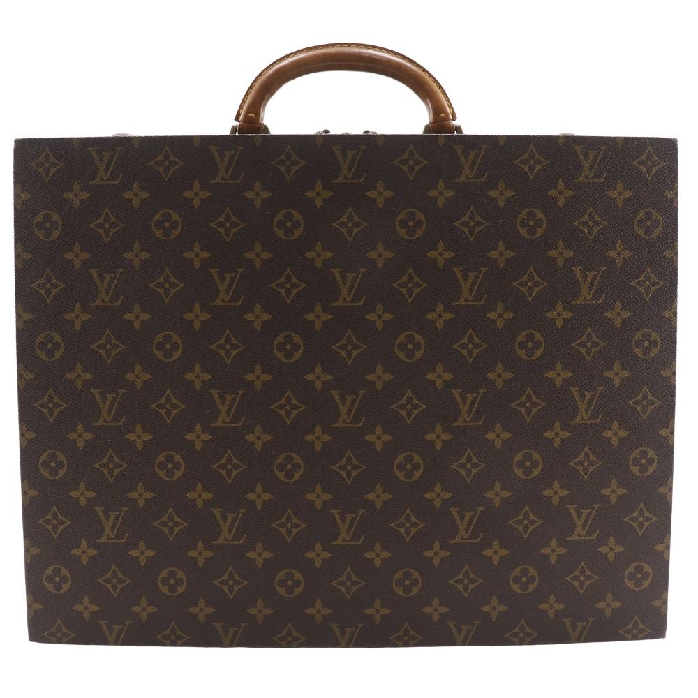 LOUIS VUITTON ルイ ヴィトン ディプロマット アタッシュケース ブリーフケース モノグラムキャンバス 茶 0951 ユニセックス トランク