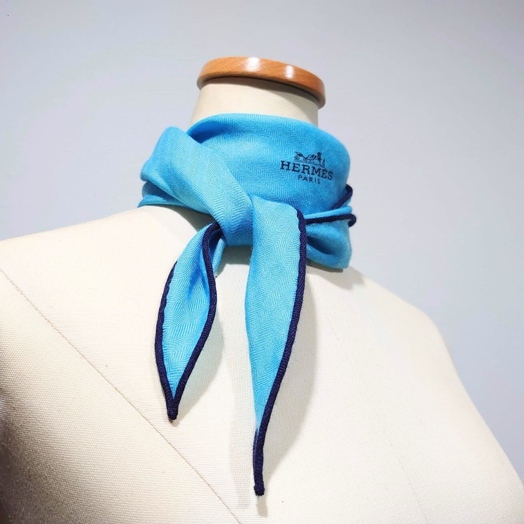 HERMES エルメス ミニ ロザンジュ ロサンジュ ひし形 ストール