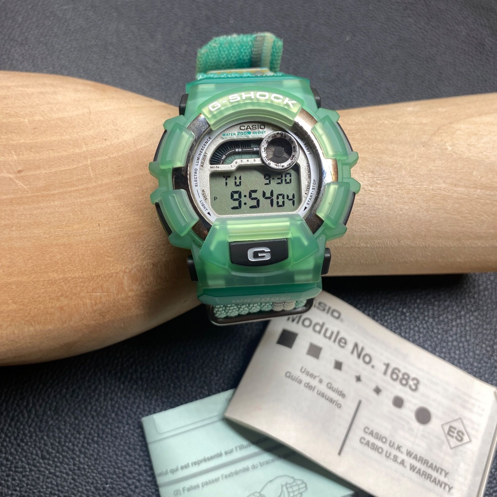 G-SHOCK DW-9500XS-2T エクストリームスケルトン カシオ CASIO DW-9500 G-SHOCK スケルトン グリーン コラボ - メルカリ