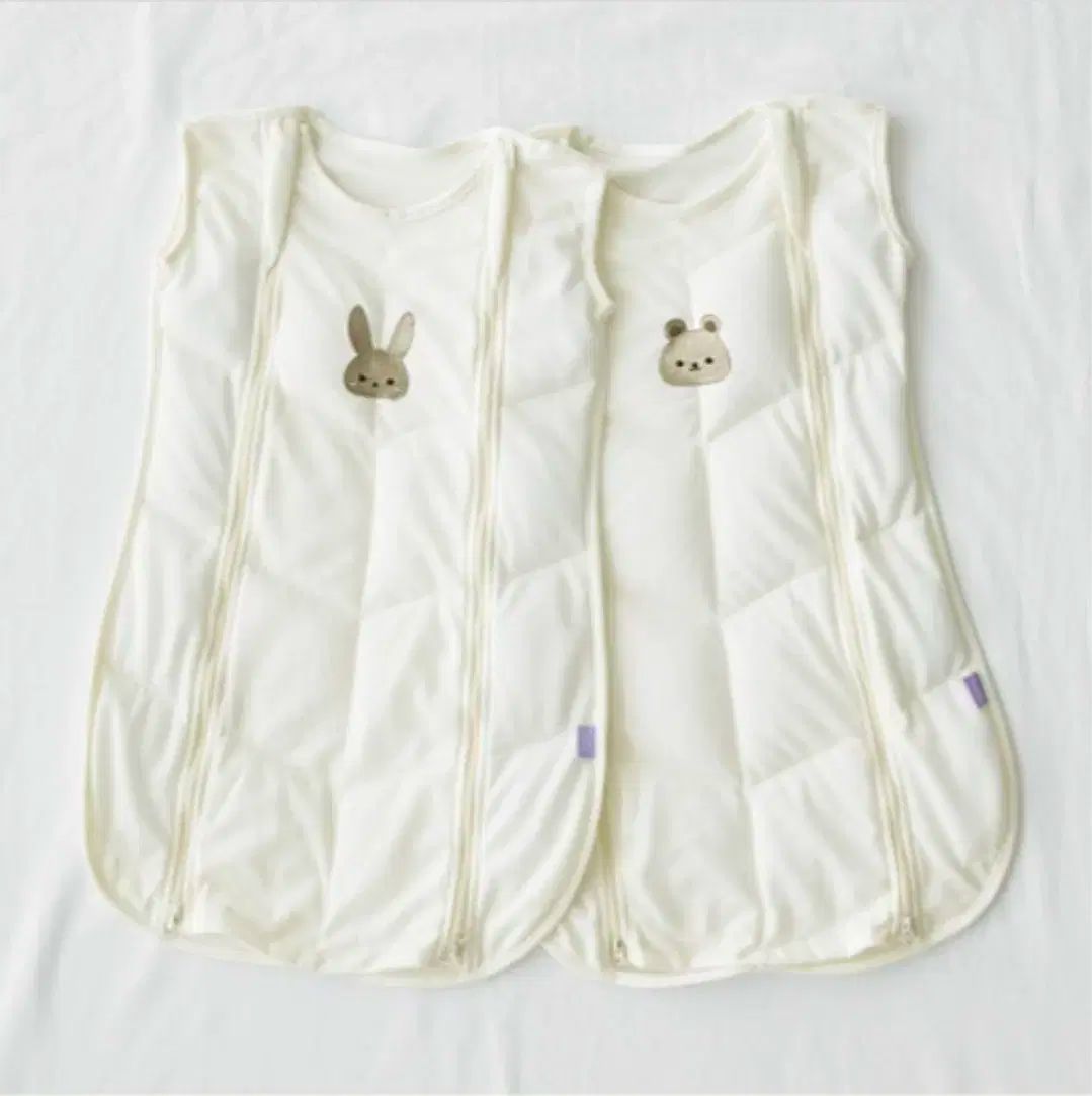 スリップビン くるむ スリーピングベスト うさぎ柄 300g