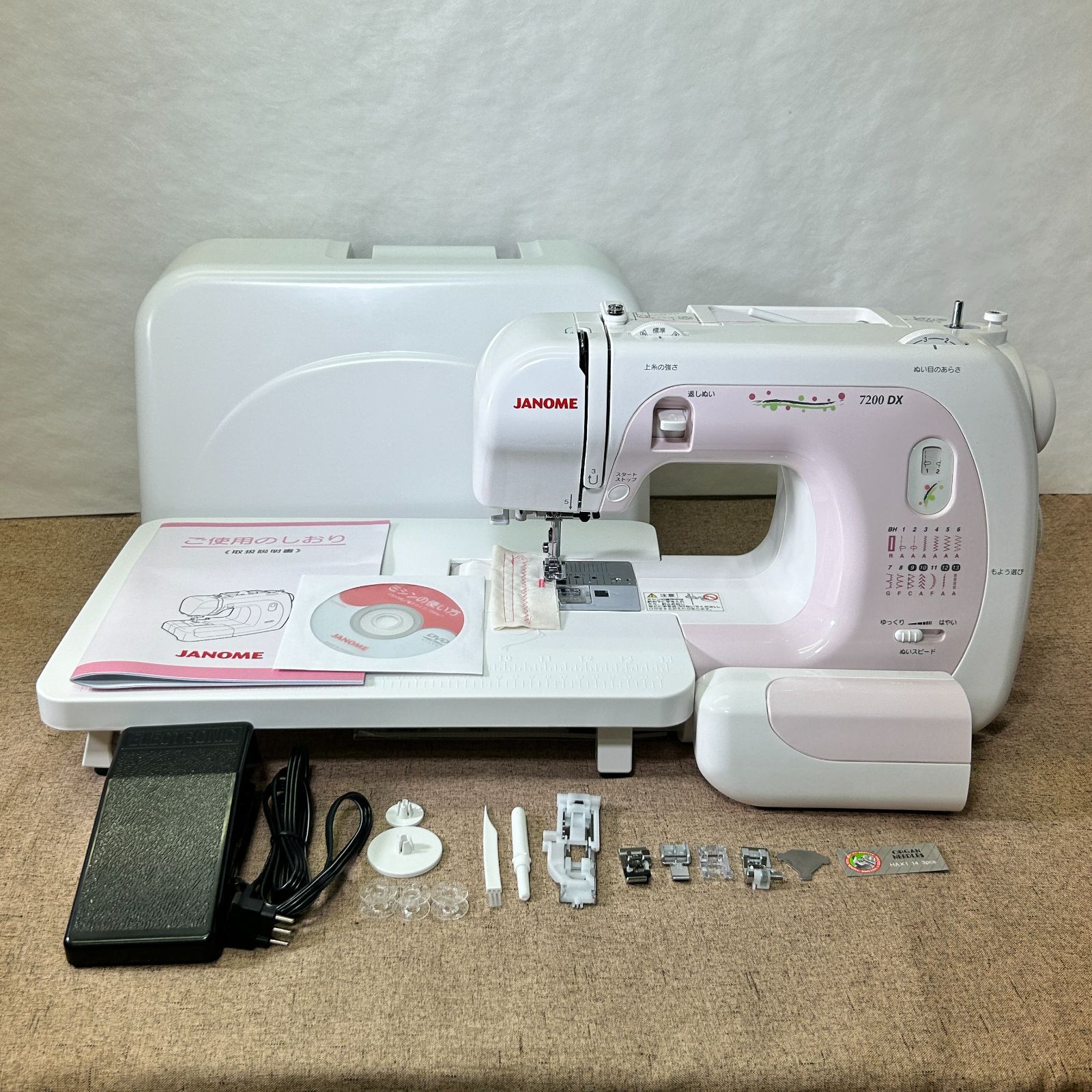 ジャノメ　電子ミシン本体　7200DX janome ジャノメ 7200DX ミシン本体 ミシン ハンドメイド - メルカリ