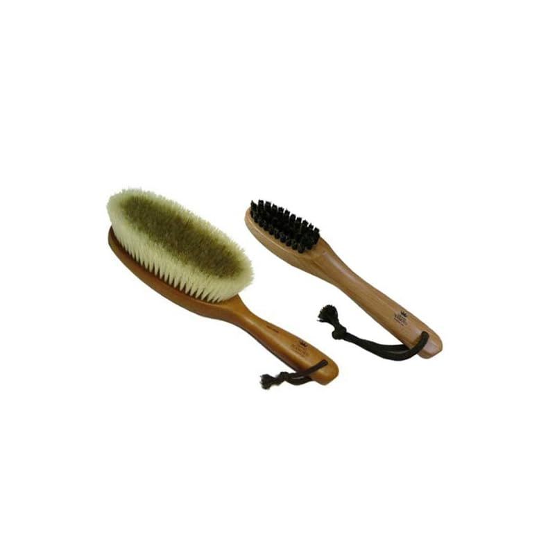 池本刷子工業 Ikemoto Brush 洋服ブラシ 毛玉取りブラシセット IKC3927G マルチ 32.5×7×15.3