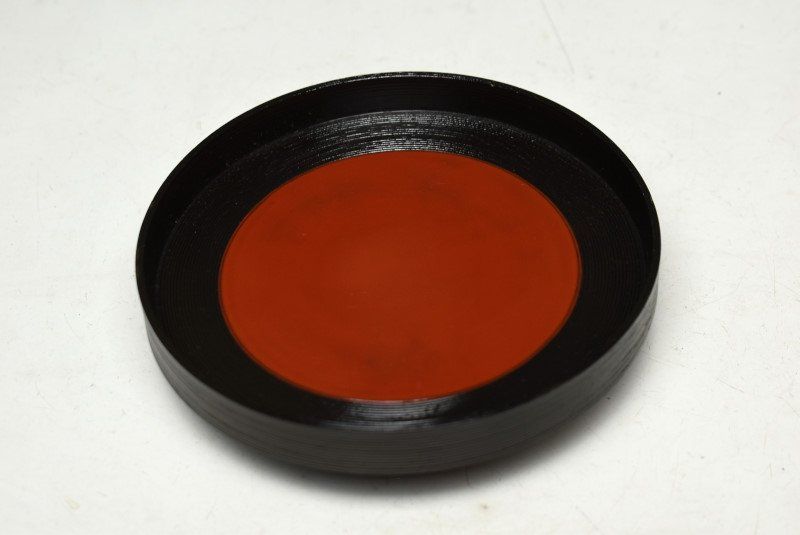 蔵A3185 山中塗 加賀 塗 塗師 木田理平 木皿 菓子皿 三十客 共箱