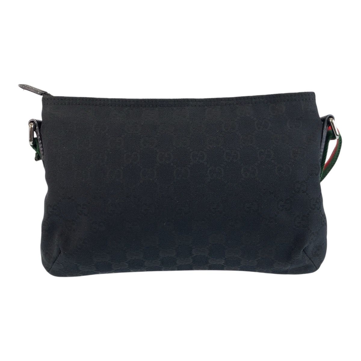 美品 GUCCI グッチ シェリーライン ブラック 黒 GGキャンバス